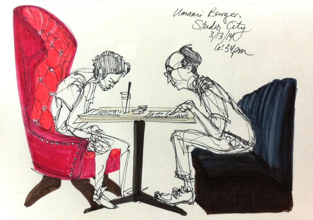 Umami Burger Father and Son