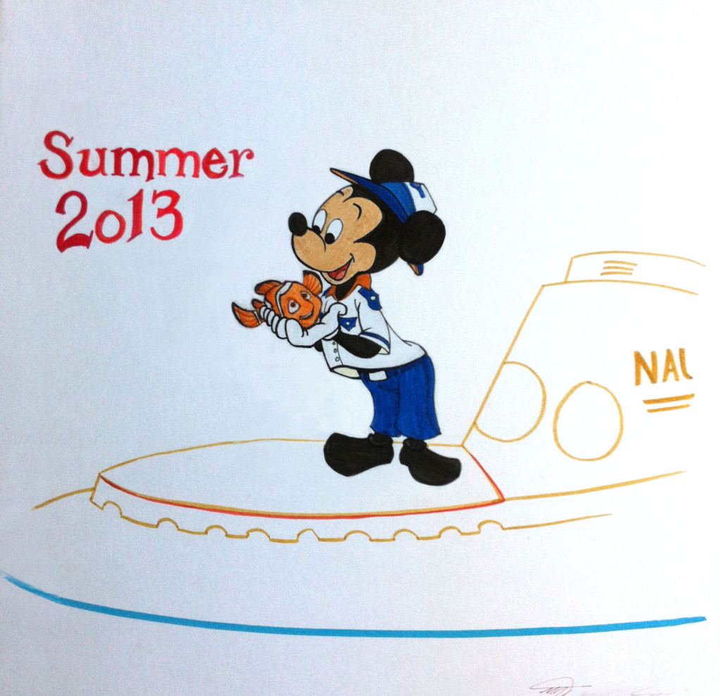 Captain Mickey and Nemo Summer 2013 copyright Michael J Trujillo