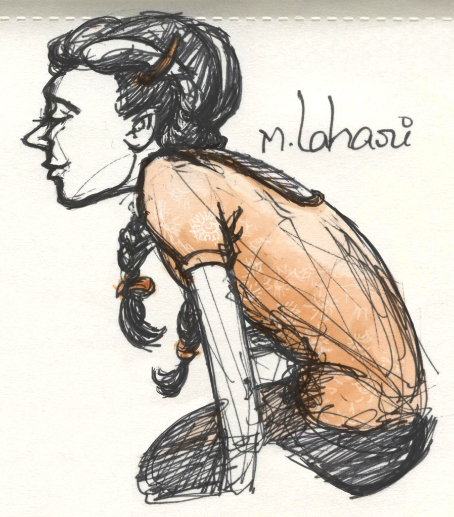 Sketchbook 12 030 Lahari copyright Michael J Trujillo